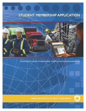 Student Membership Application