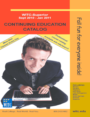 CONTINUING EDUCATION CATALOG - Wisconsin Indianhead ... - witc