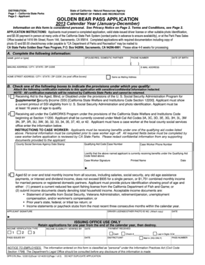 California Golden Bear Pass Application