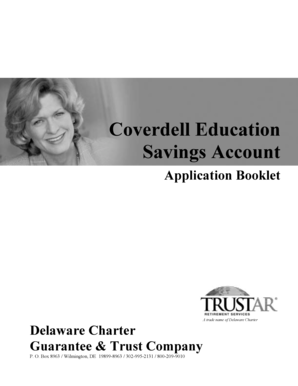 Coverdell Education Savings Account Application