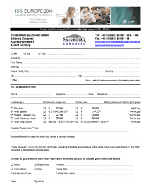 Hotel Reservation Form