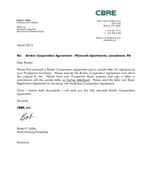 Broker Cooperation Agreement for Plymouth Apartments.pdf - CBRE