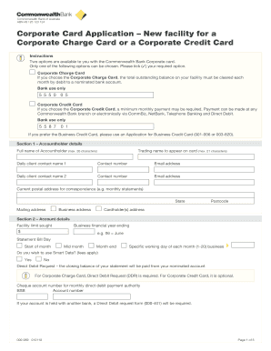 Corporate Card Application