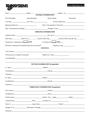 Incident Report Form