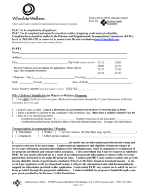 Wheels-to-Wellness Non-Emergency Medical Transportation Application