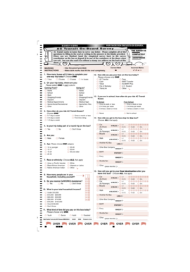 Encuesta a bordo de AC Transit