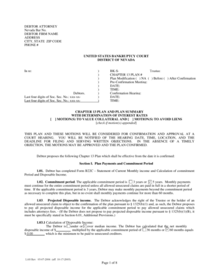 Chapter 13 Plan Modification