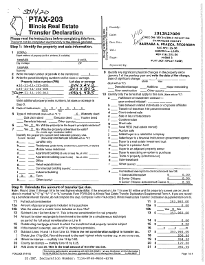Illinois Real Estate Transfer Declaration