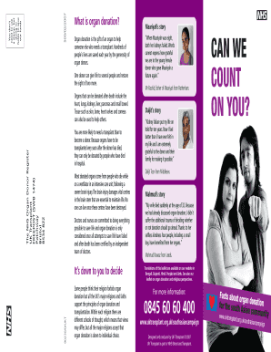 Organ Donation Registration Form