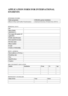 Fillable Online Application Form For International Fax Email Print Fillable Online Application Form For International Fax Email Print