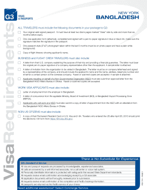 Bangladesh Visa Application Form