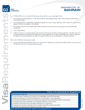 Bahrain Visa Application Form