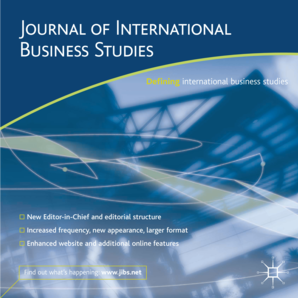 Journal of International Business Studies Subscription Form
