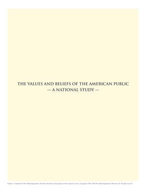 Gallup Life and Personality Survey