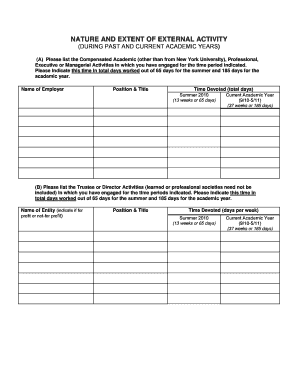 New York University Faculty Annual Report