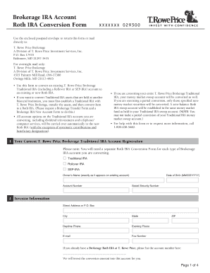 Roth IRA Conversion Form