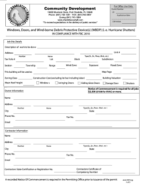 Florida Windows Doors Hurricane Shutter Permit