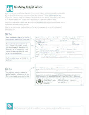 Beneficiary Designation Form