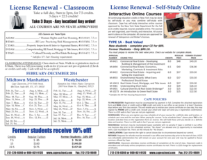 New York Real Estate License Renewal Form