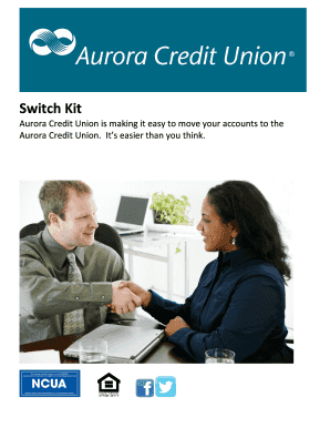 Aurora Credit Union Switch Kit
