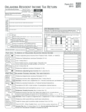 Oklahoma Resident Income Tax Return