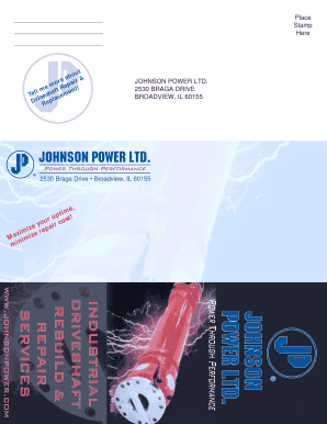 Drive shaft repair brochure.pmd - Johnson Power Ltd.