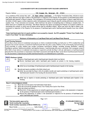 Lead-Based Paint Addendum