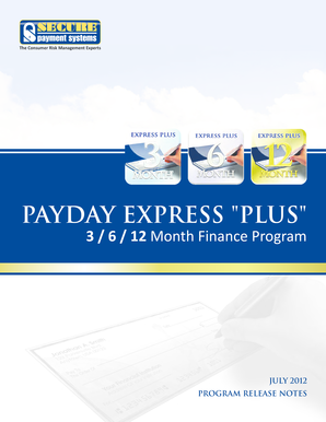 Payday Express quotPlusquot - Secure Payment Systems