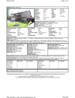 Alaska Residential Real Property Transfer Disclosure Statement