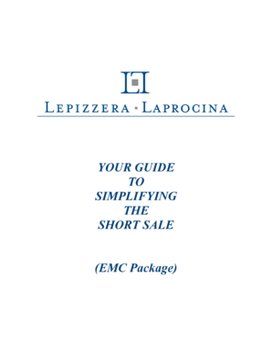 YOUR GUIDE TO SIMPLIFYING THE SHORT SALE (EMC Package)