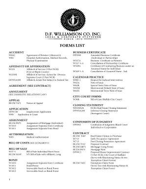 New York Business Certificate Forms