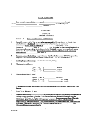 Commercial Lease Agreement