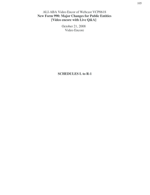 IRS Form 990 Schedule L and M