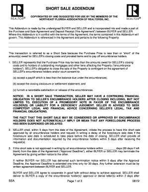 Short Sale Addendum