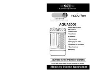AQUA2000 Owner’s Manual