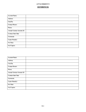 Copier Service Contract Form