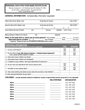 Nursing notes examples pdf - PERSONAL DATA FOR YOUR BASIC ESTATE PLAN