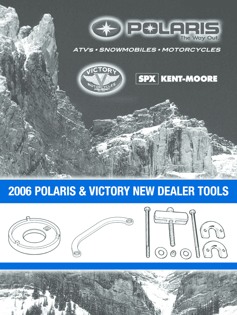 2006 POLARIS & VICTORY NEW DEALER TOOLS - polariscz Preview on Page 1.