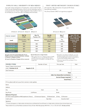 Order form - New Mexico Symphonic Chorus - nmschorus