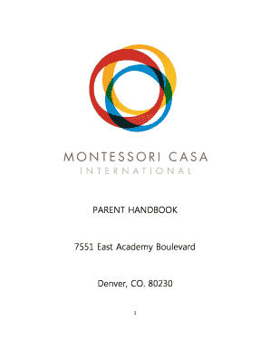 Air force pension - PARENT HANDBOOK 7551 East Academy Boulevard Denver CO 80230 - preschool mcidenver