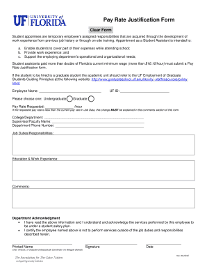 salary change form template