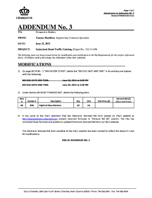 Amendment v addendum - Addendum # 3 (6-23-15) - charmeck