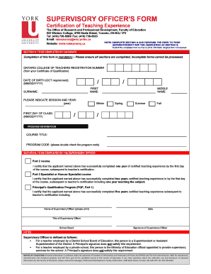 SUPERVISORY OFFICERS FORM - bedudevbbblogbbyorkubbcab