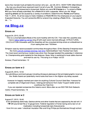 Connex load plan form army - Errors on form w 2 - te7qrk rg