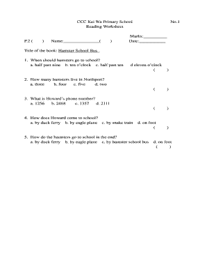 Reading Worksheet P2 Name Date - bkeiwabbedubbhkb - keiwa edu