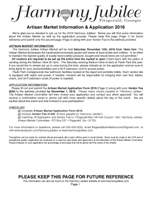 345 3548 - Artisan Market Information amp Application 2016