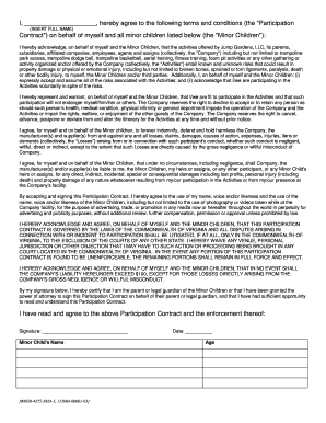 Jump Gardens Participation Contract