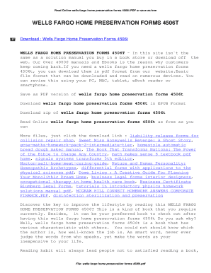 Tax return transcript example - Wells Fargo Home Preservation Forms 4506t. Wells Fargo Home Preservation Forms 4506t - library jebulane