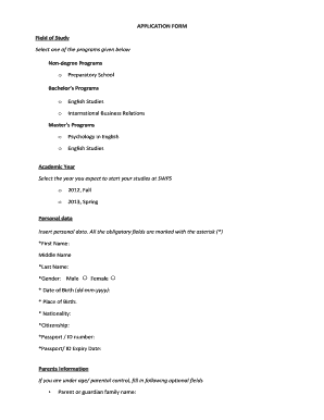Form preview