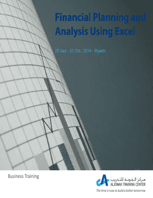 Financial Planning and Analysis Using Excel - Al JONAH TRAINING ... - aljonah